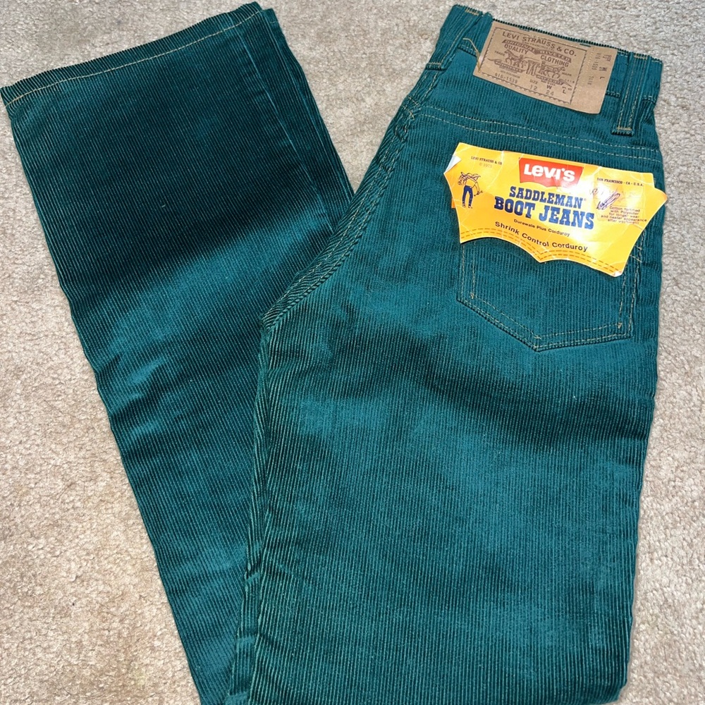 DEADSTOCK vintage orange label Levi’s KIDS
